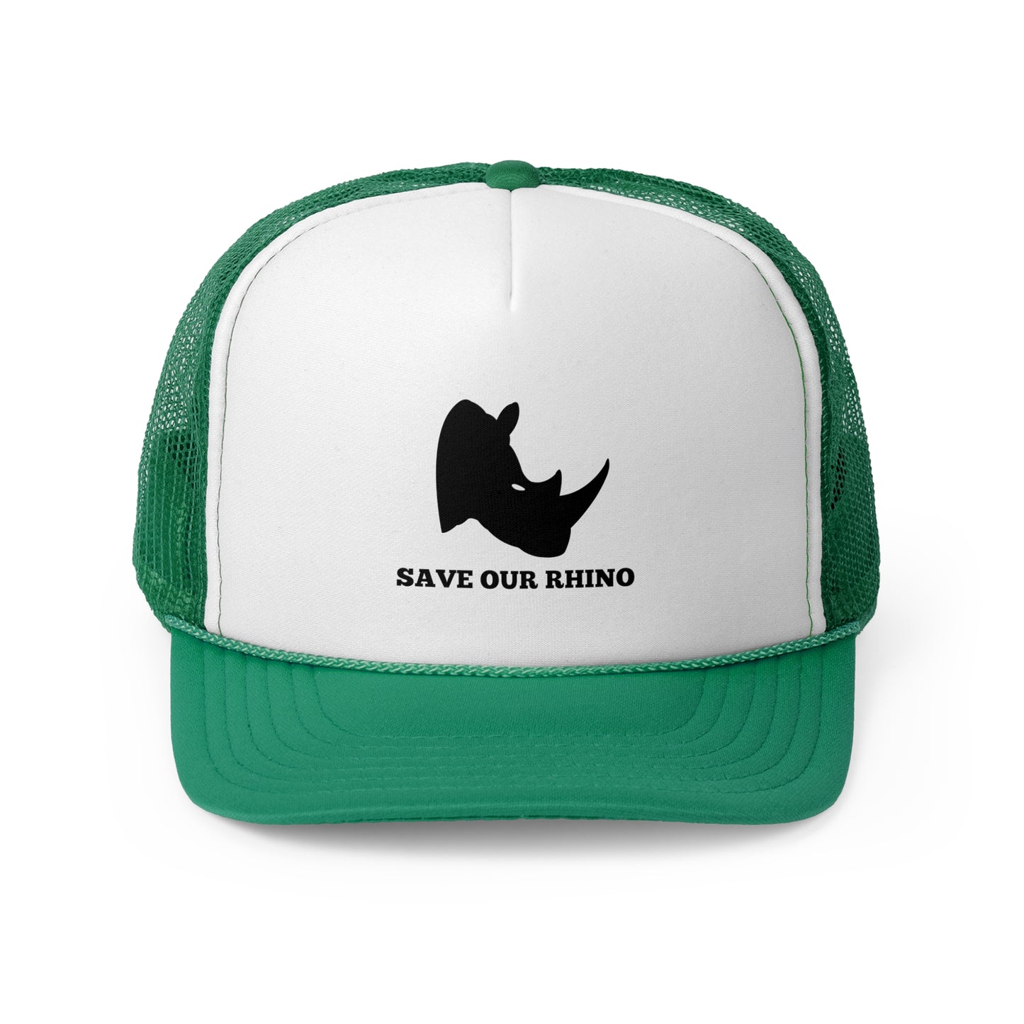 2-Tone Trucker Hat - Save Our Rhino Head