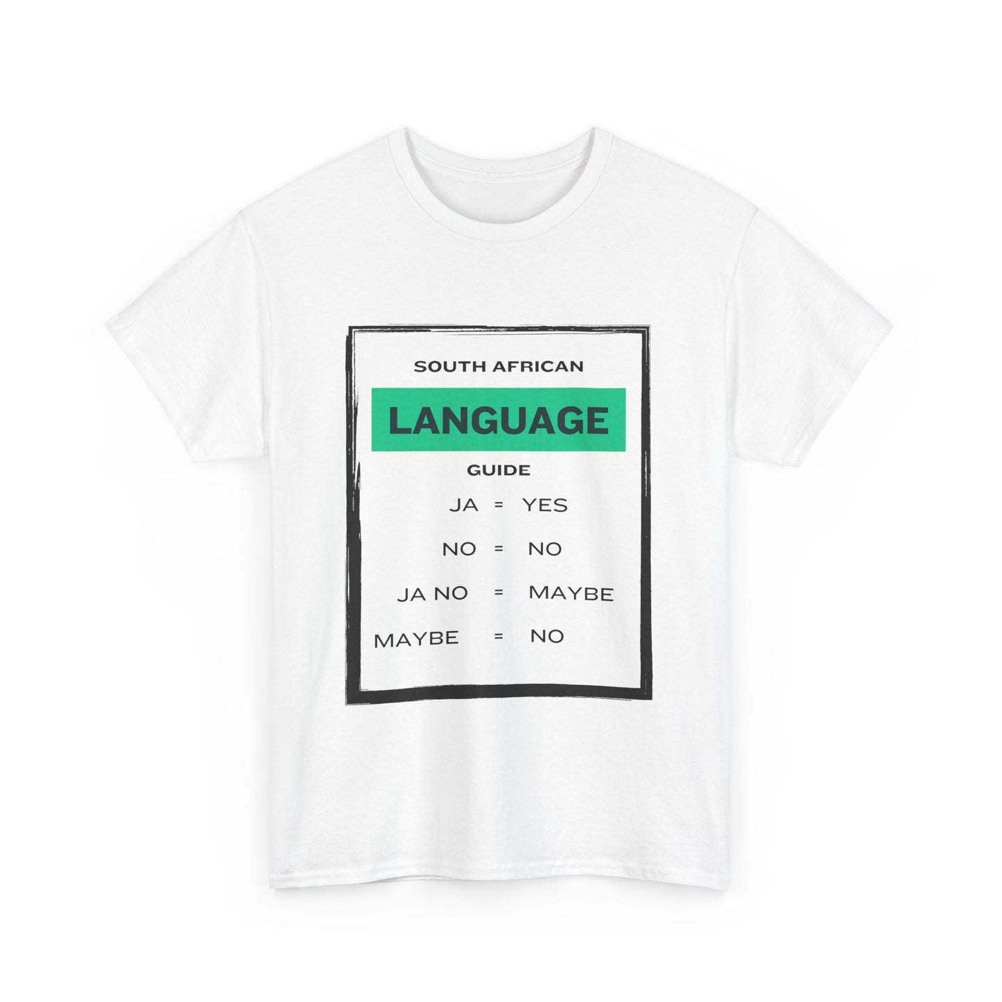 Men's Classic Fine Comb Cotton Crew Neck T-shirt - Yes No Maybe