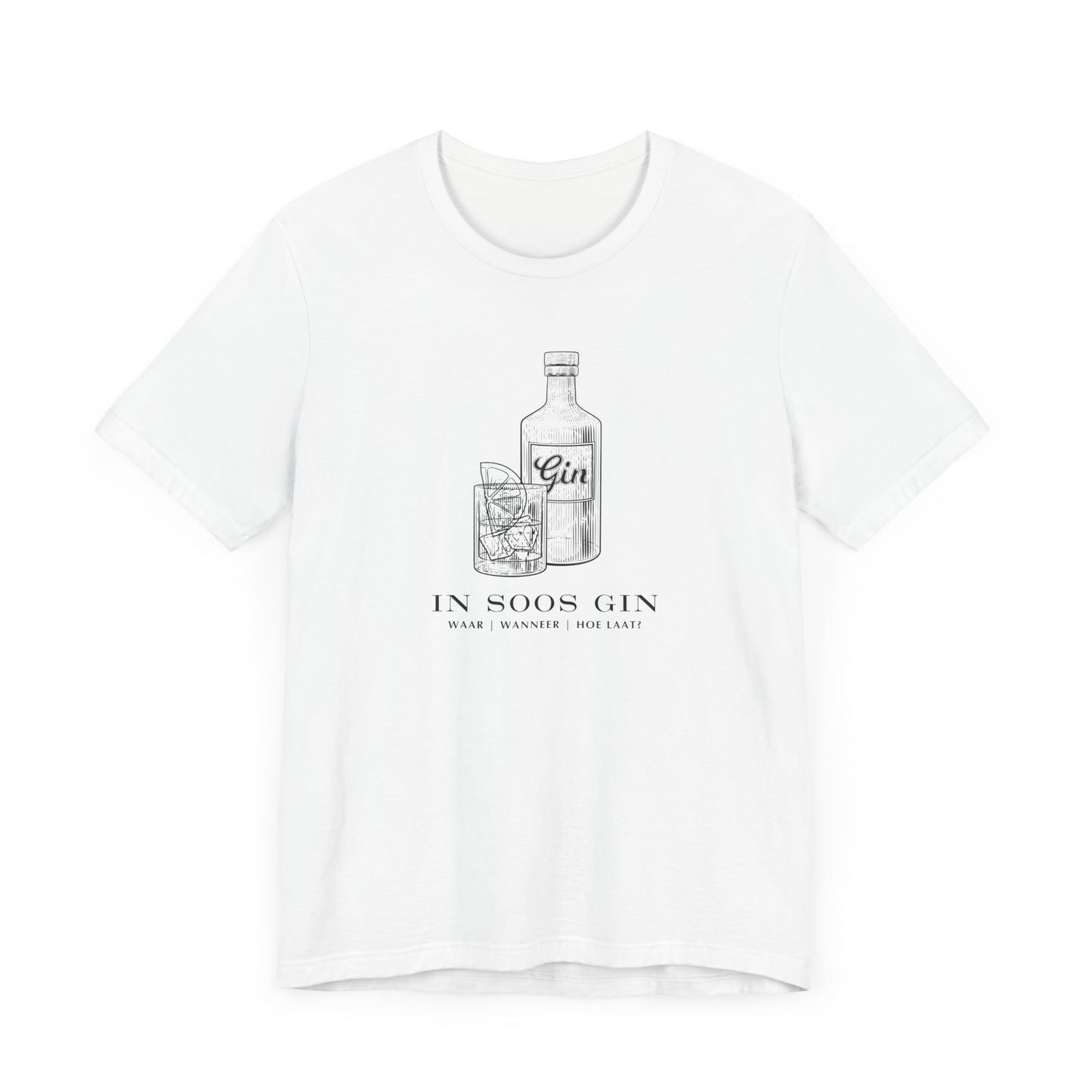 Men's Classic Fine Comb Cotton Crew Neck T-shirt - In Soos Gin