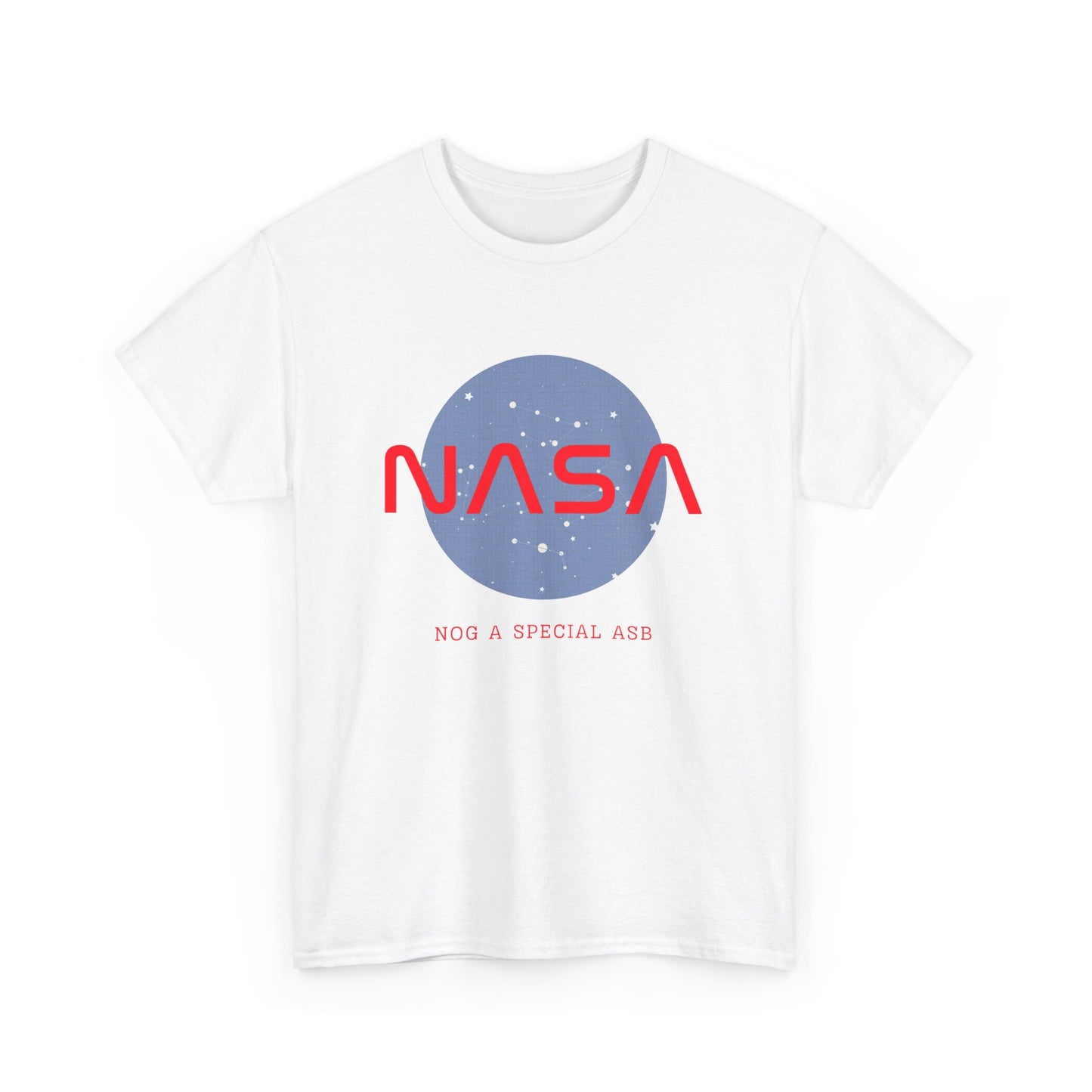 Men's Classic Fine Comb Cotton Crew Neck T-shirt - NASA