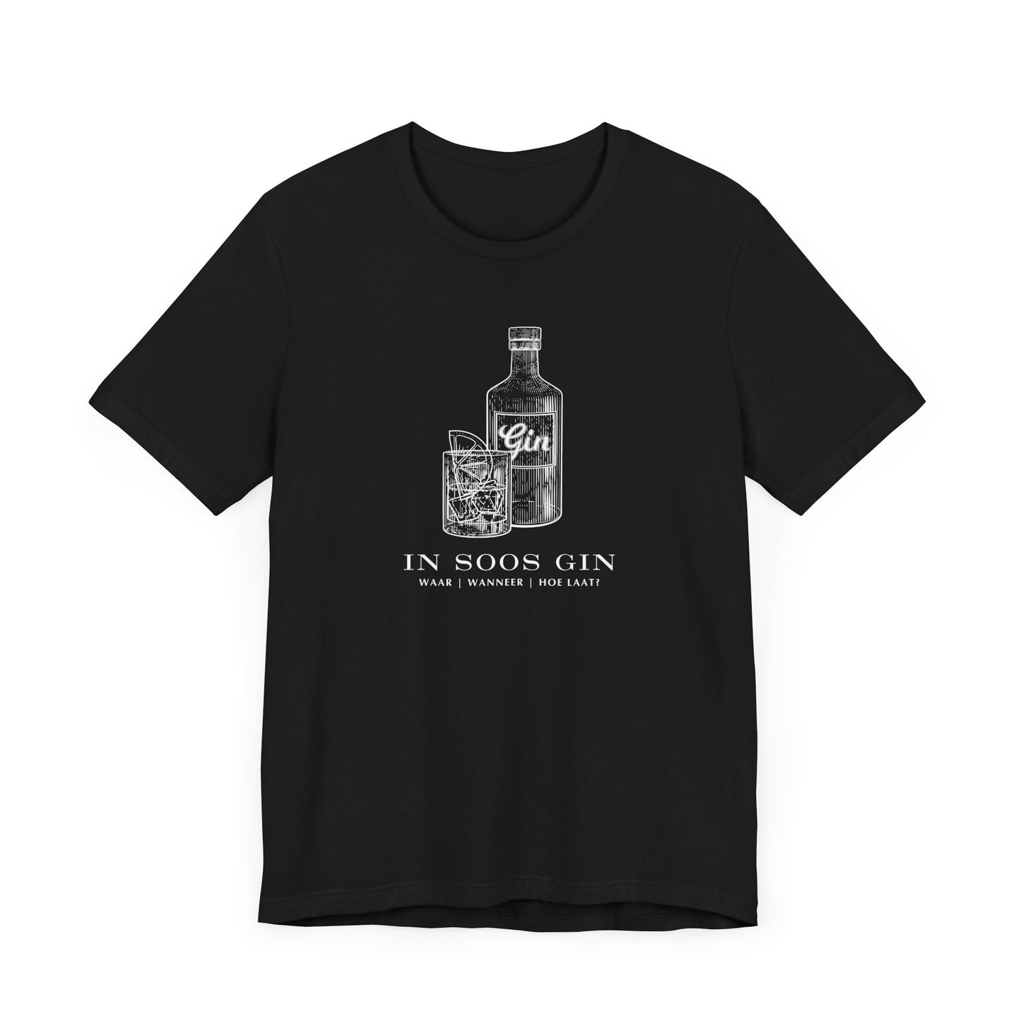 Men's Classic Fine Comb Cotton Crew Neck T-shirt - In Soos Gin