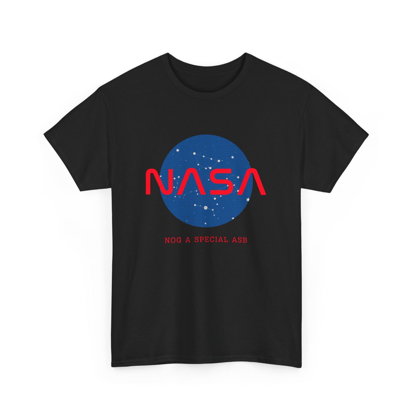 Men's Classic Fine Comb Cotton Crew Neck T-shirt - NASA