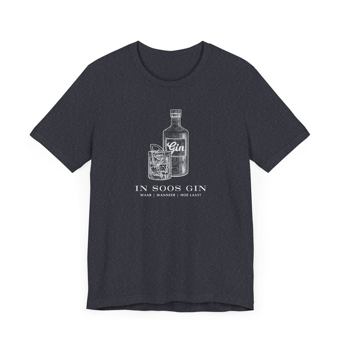 Men's Classic Fine Comb Cotton Crew Neck T-shirt - In Soos Gin