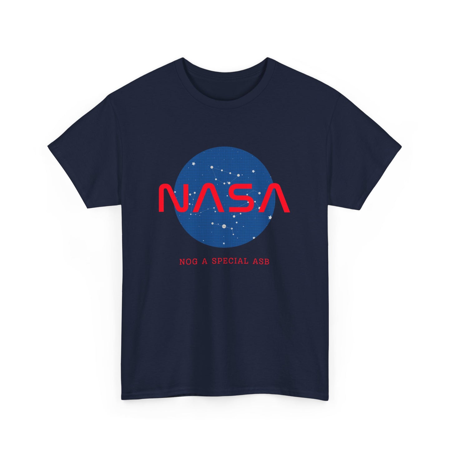 Men's Classic Fine Comb Cotton Crew Neck T-shirt - NASA