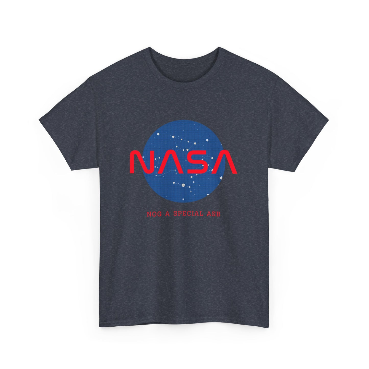 Men's Classic Fine Comb Cotton Crew Neck T-shirt - NASA