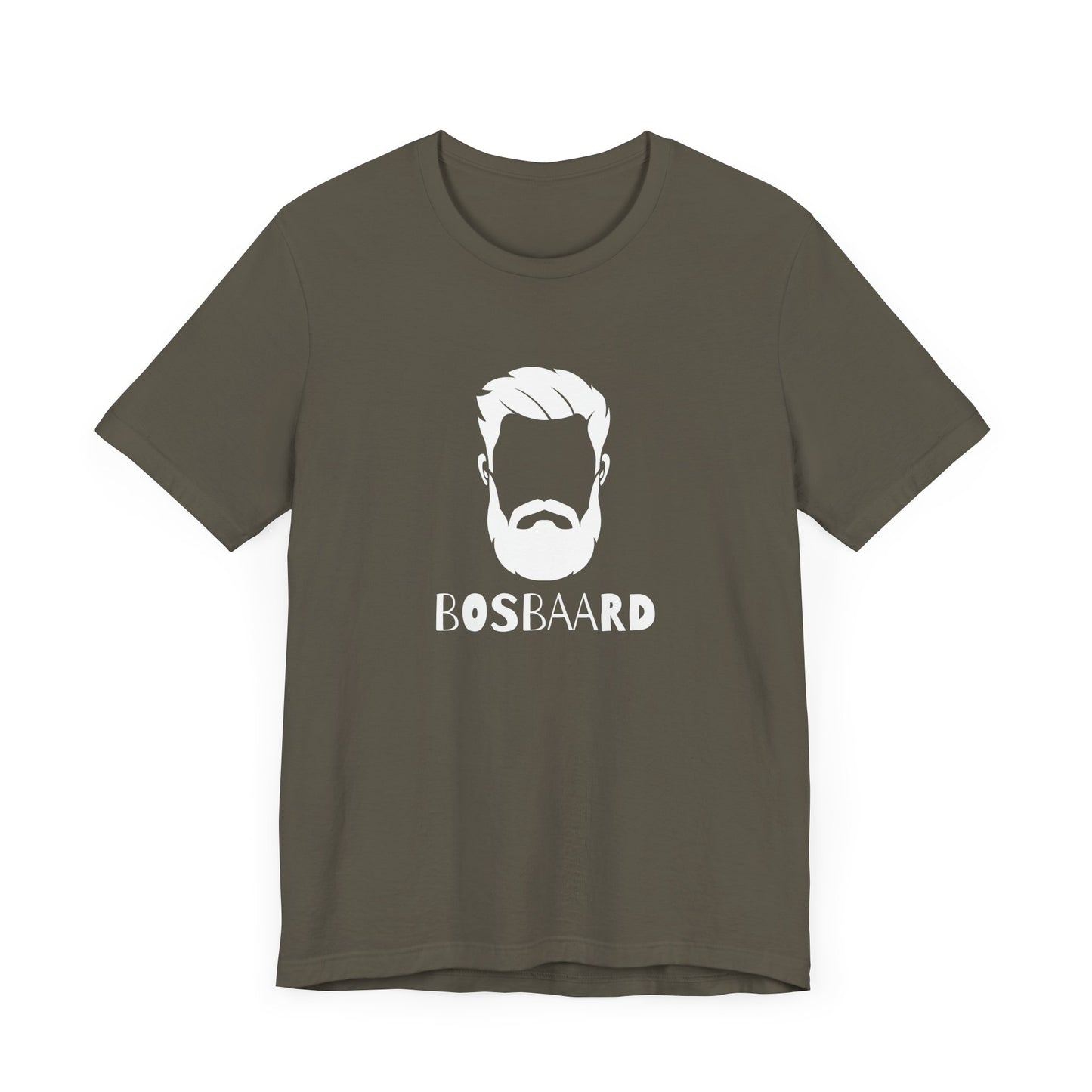 Men's Classic Fine Comb Cotton Crew Neck T-shirt - Bosbaard Face