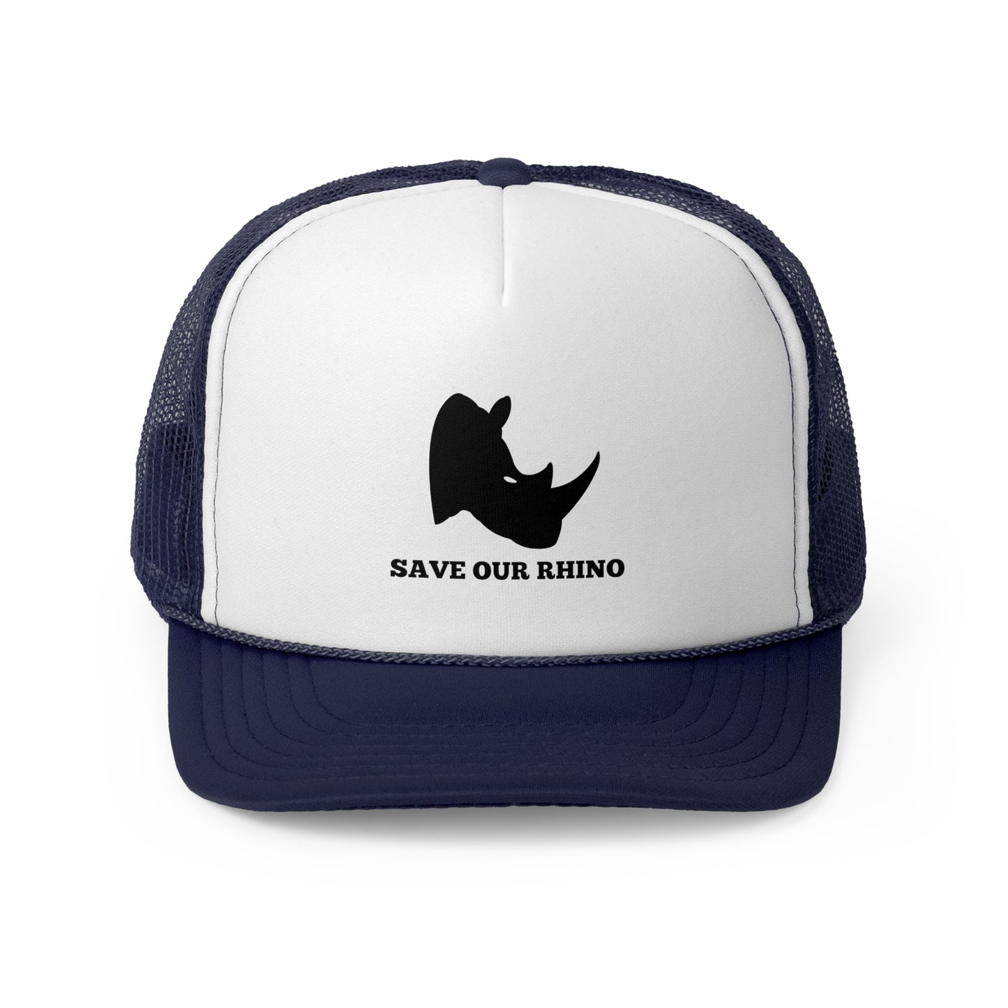 2-Tone Trucker Hat - Save Our Rhino Head