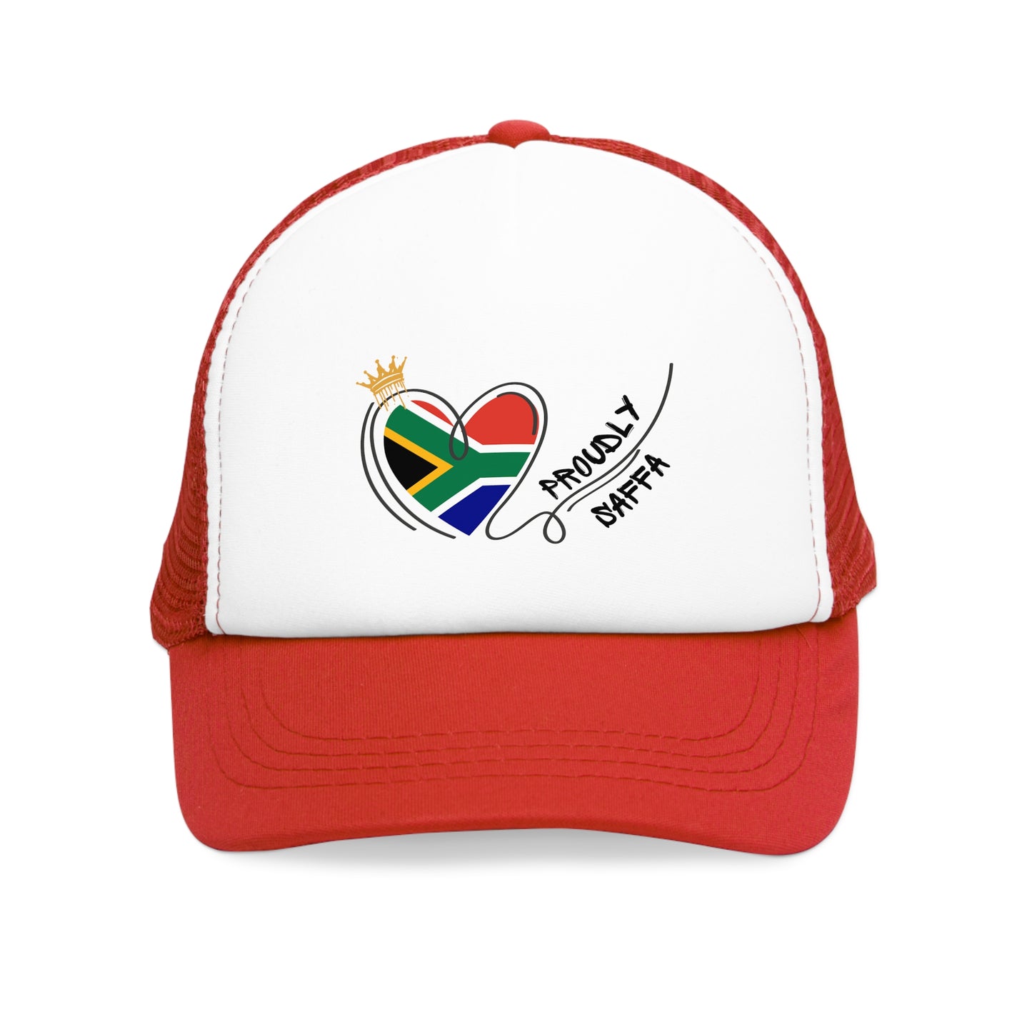 2-Tone Trucker Hat - SA Heart Proudly Saffa