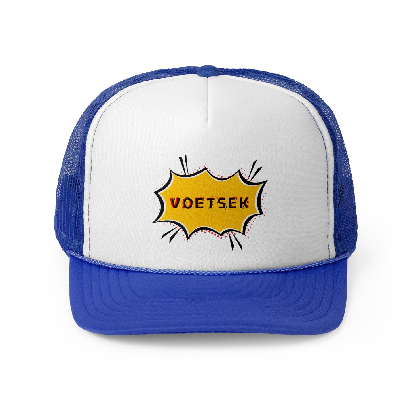 2-Tone Trucker Hat - Yellow Sticker Voetsek