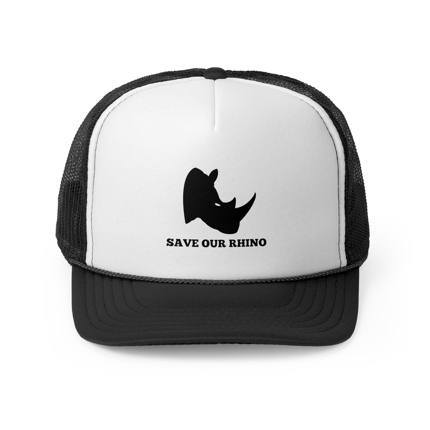 2-Tone Trucker Hat - Save Our Rhino Head