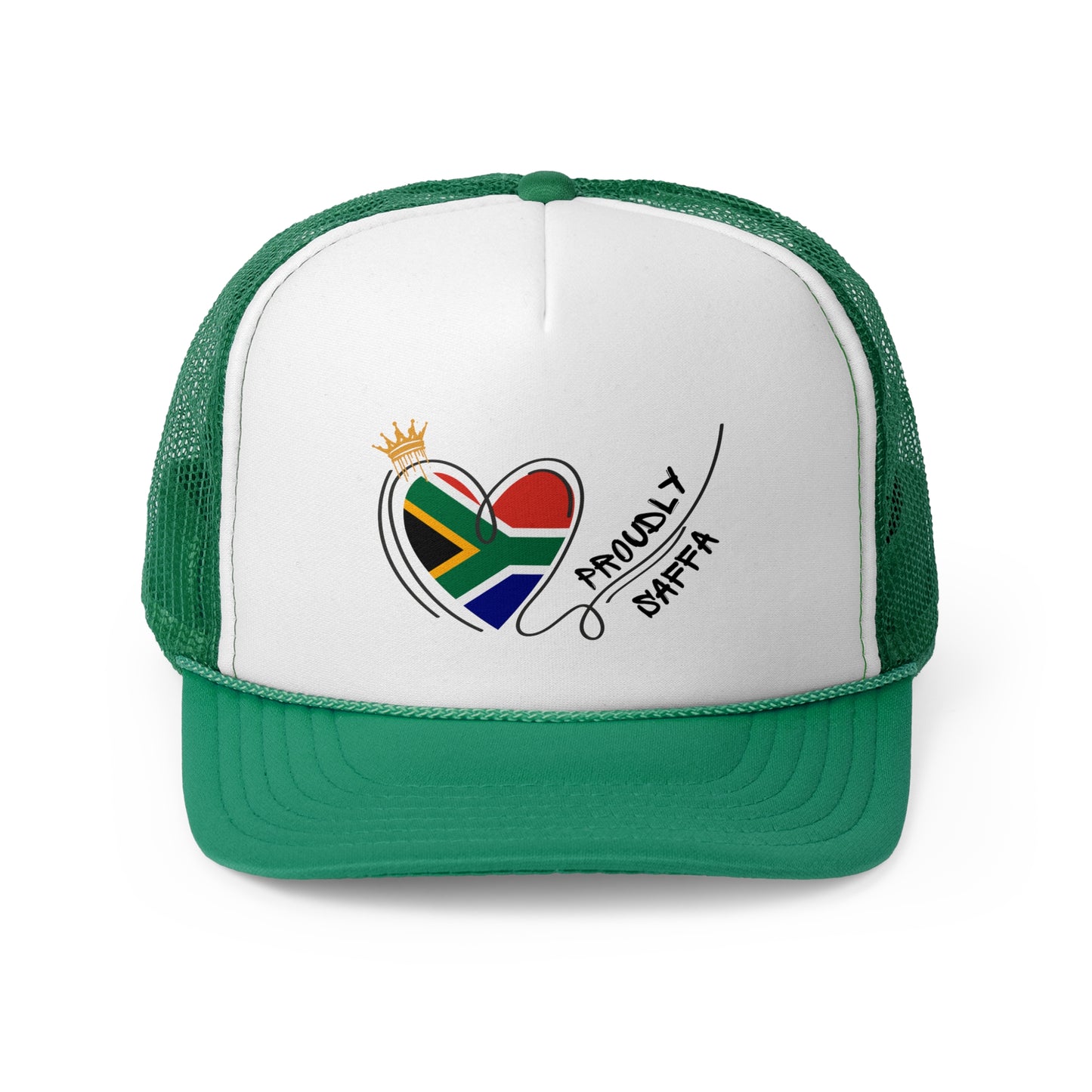 2-Tone Trucker Hat - SA Heart Proudly Saffa