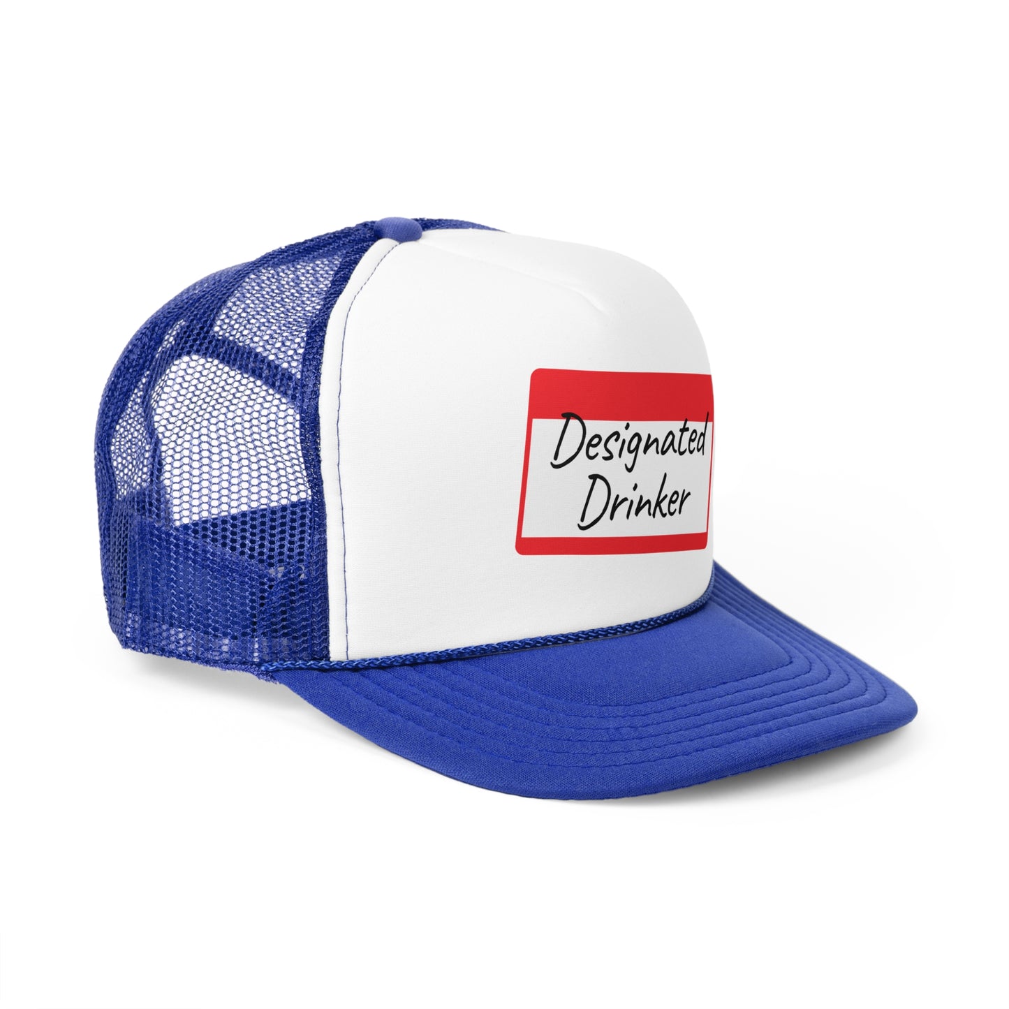 2-Tone Trucker Hat - Designated Drinker Name Tag