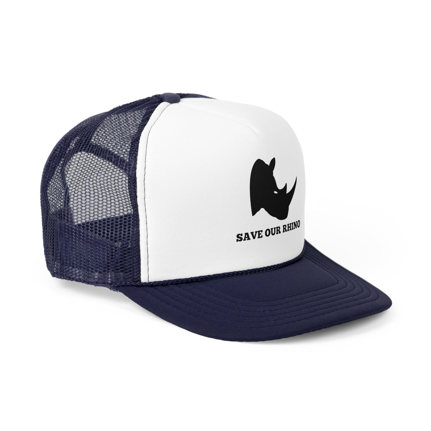 2-Tone Trucker Hat - Save Our Rhino Head