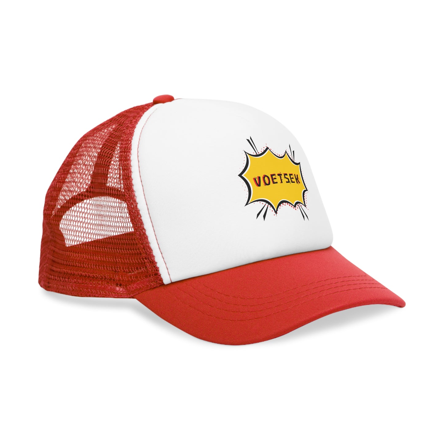 2-Tone Trucker Hat - Yellow Sticker Voetsek