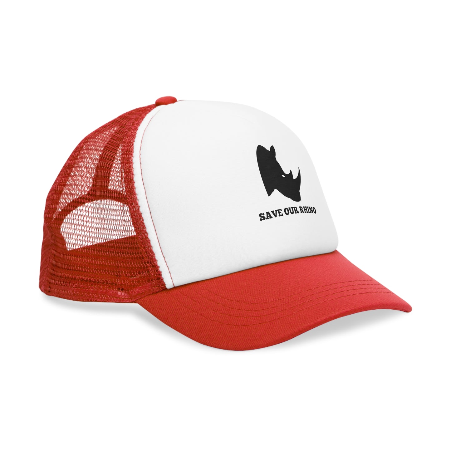 2-Tone Trucker Hat - Save Our Rhino Head