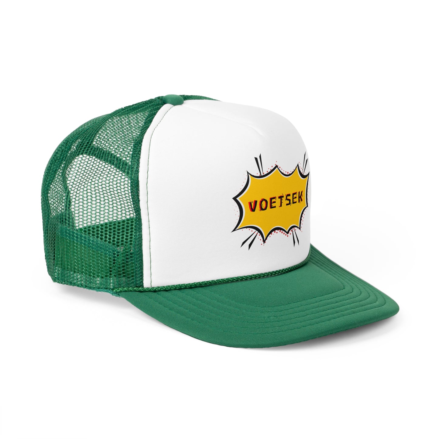 2-Tone Trucker Hat - Yellow Sticker Voetsek