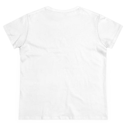 Ladies Classic Fine Comb Cotton Crew Neck T-shirt - Coffee or Murder