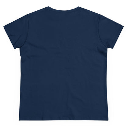 Ladies Classic Fine Comb Cotton Crew Neck T-shirt - Coffee or Murder