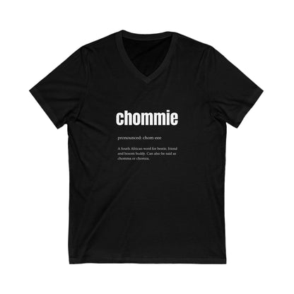 Ladies Fitted V-neck T-shirt - Chommie