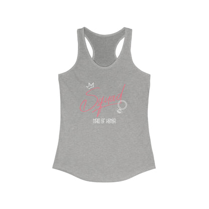 Ladies Racerback Vest - Bach Party 5A MAID OF HONOR