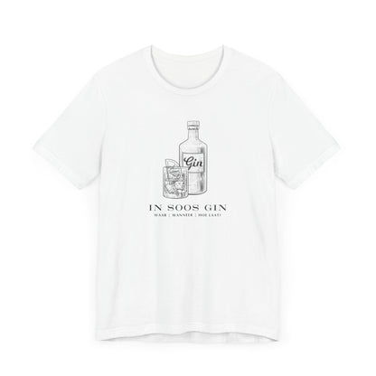 Men's Classic Fine Comb Cotton Crew Neck T-shirt - In Soos Gin