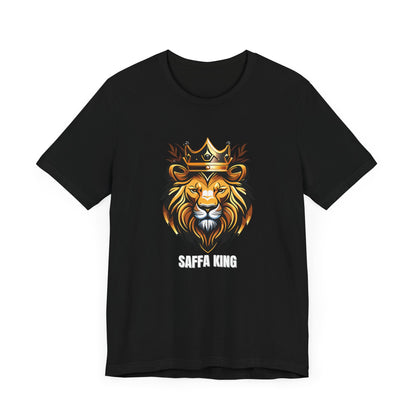 Men's Classic Fine Comb Cotton Crew Neck T-shirt - Saffa Lion