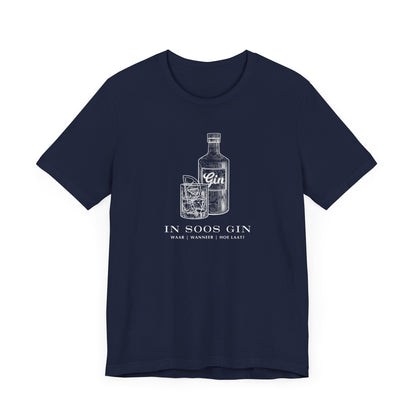Men's Classic Fine Comb Cotton Crew Neck T-shirt - In Soos Gin