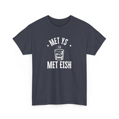Men's Classic Fine Comb Cotton Crew Neck T-shirt - Met Eish Ja