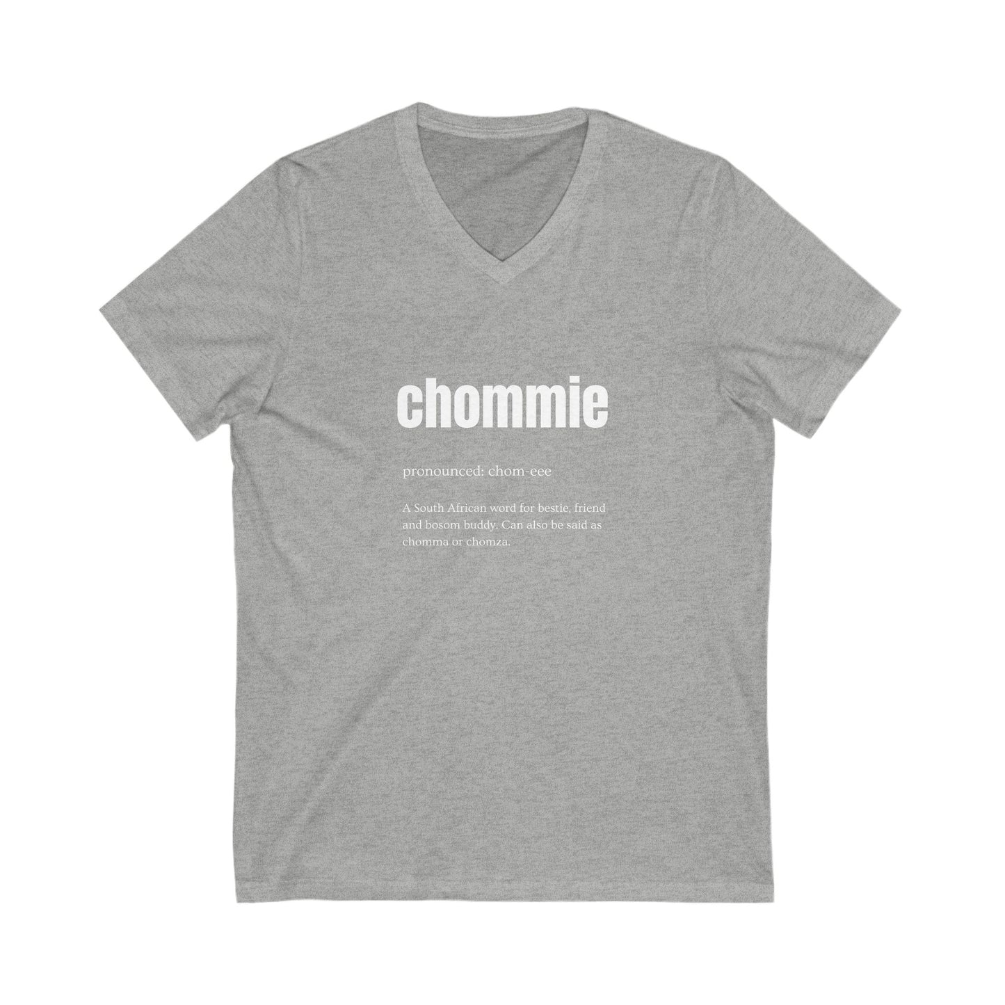 Ladies Fitted V-neck T-shirt - Chommie