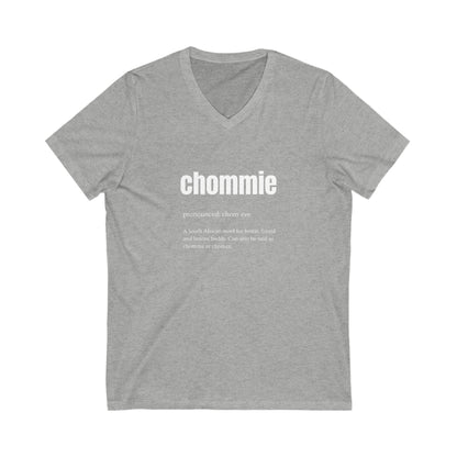 Ladies Fitted V-neck T-shirt - Chommie