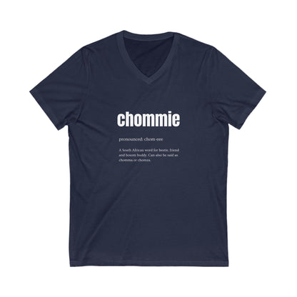 Ladies Fitted V-neck T-shirt - Chommie