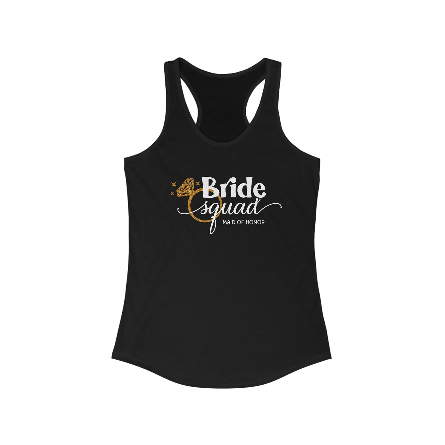 Ladies Racerback Vest - Bach Party 2A MAID OF HONOR
