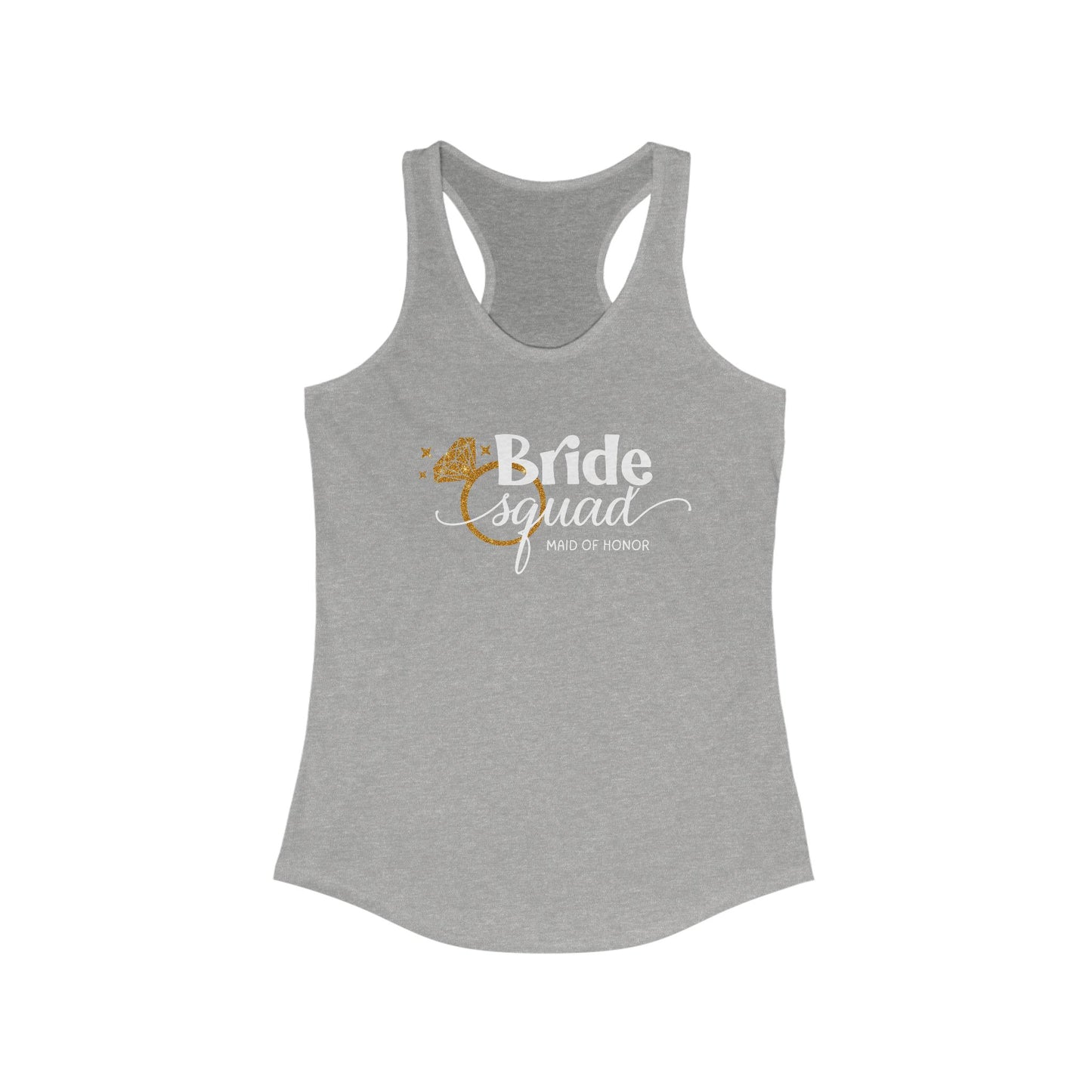 Ladies Racerback Vest - Bach Party 2A MAID OF HONOR