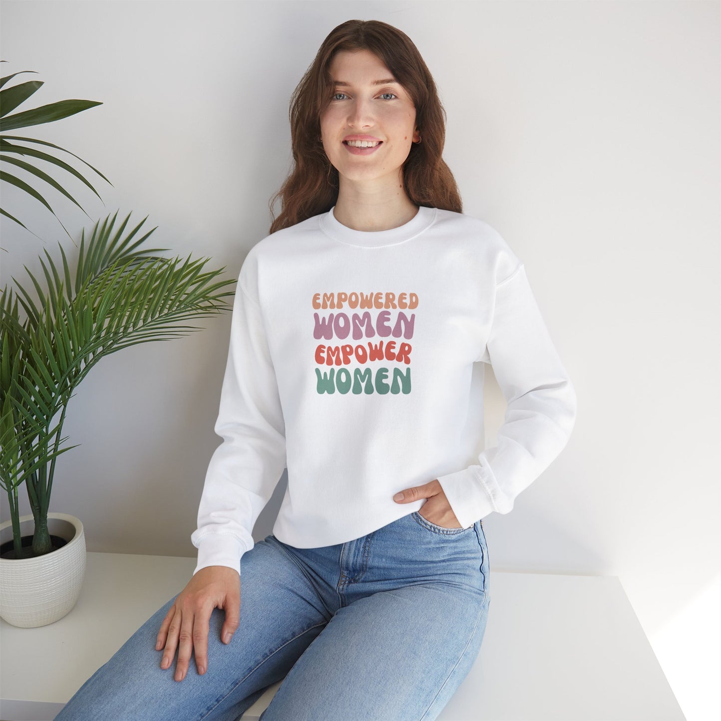 Women's Premium Designer Sweatshirt - Empowered Women